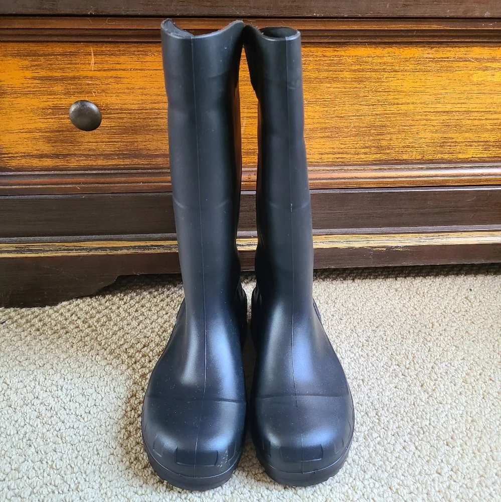 Dunlop Rubber Boots Chesapeake Waterproof Rain Outdoor Work Black 3M-5W